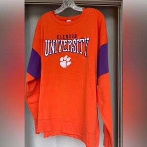 NWOT Clemson University unisex pullover sweatshirt